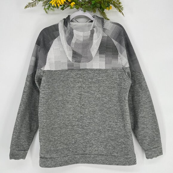 Nike Dri-Fit Standard Fit Gray Hoodie Men’s Size L Pullover Athletic Sweatshirt - Picture 6 of 9